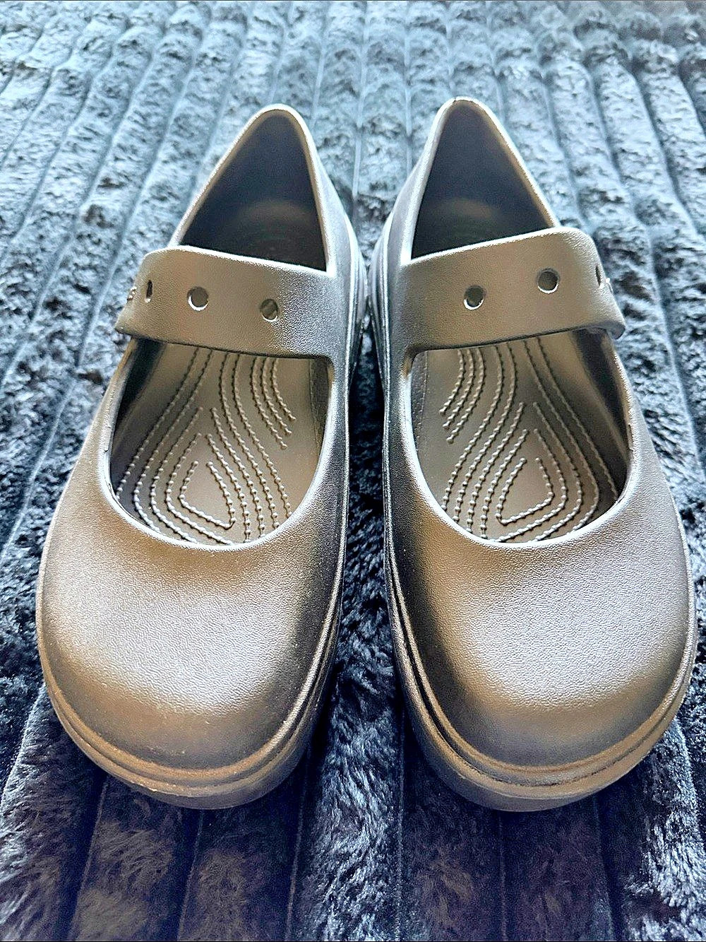 Crocs Stomp Mary Jane Clogs in Black